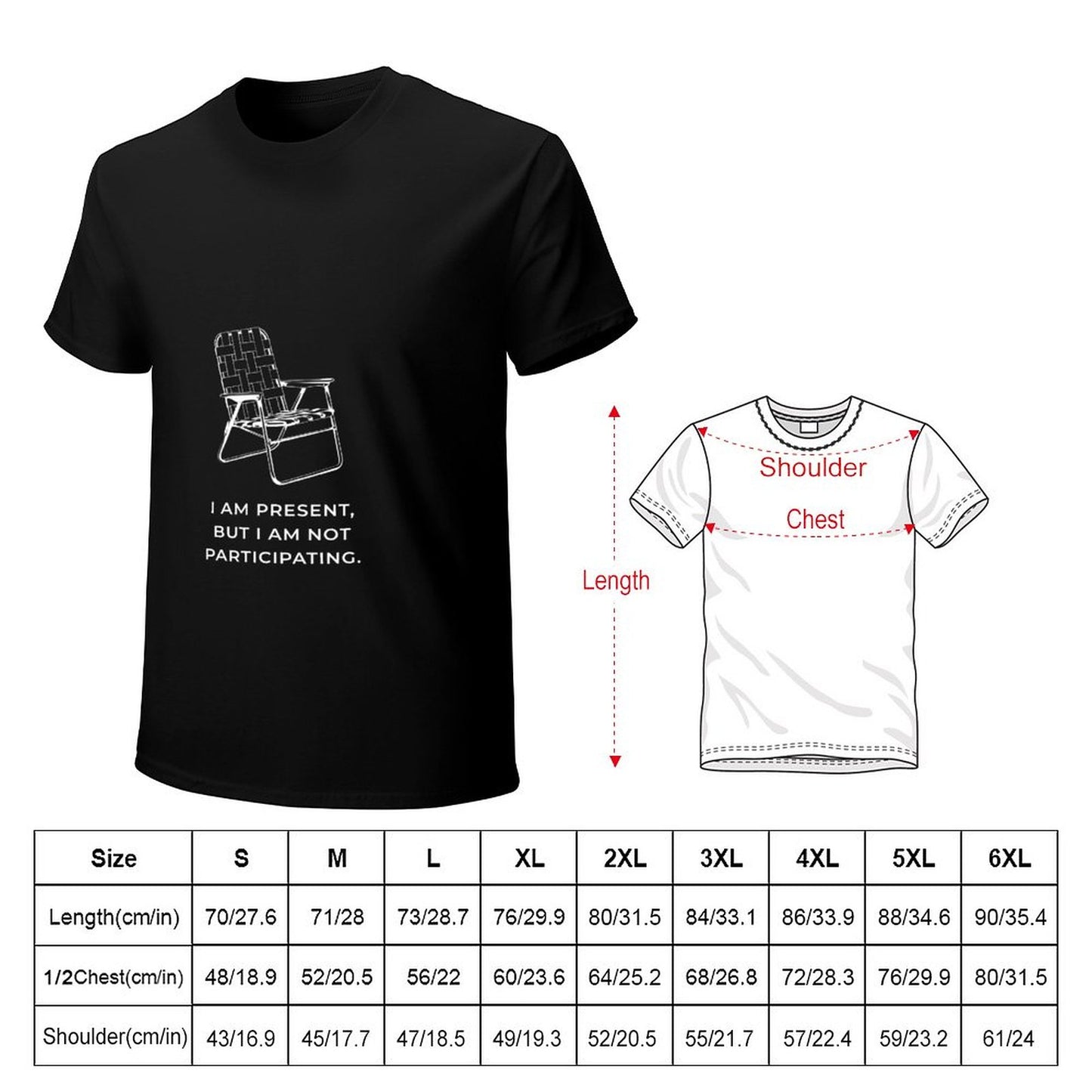 The "Not Participating" Comfort Colors Tee